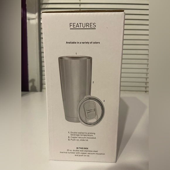 Infinity Series Stainless Steel Tumbler - 20 oz - New in Box - Picture 4 of 6